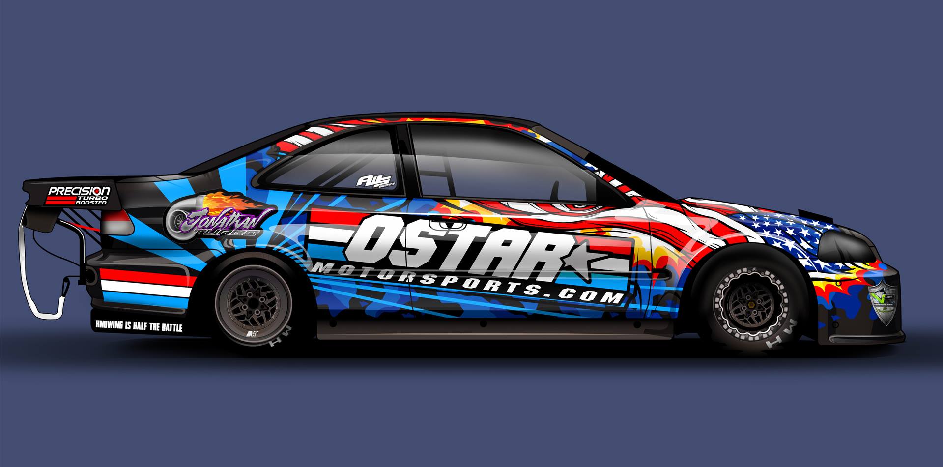 AWS | AWS Grahpics | OSTAR Motorsports